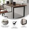 Flash Furniture Redmond 72x36 Conf Tbl w/1in. Thick Dbl Sided Laminate Tbl Top w/PVC and U-Frame Steel Bse, Walnut MT-M7236-WLT-UBF-GG - alternate 6